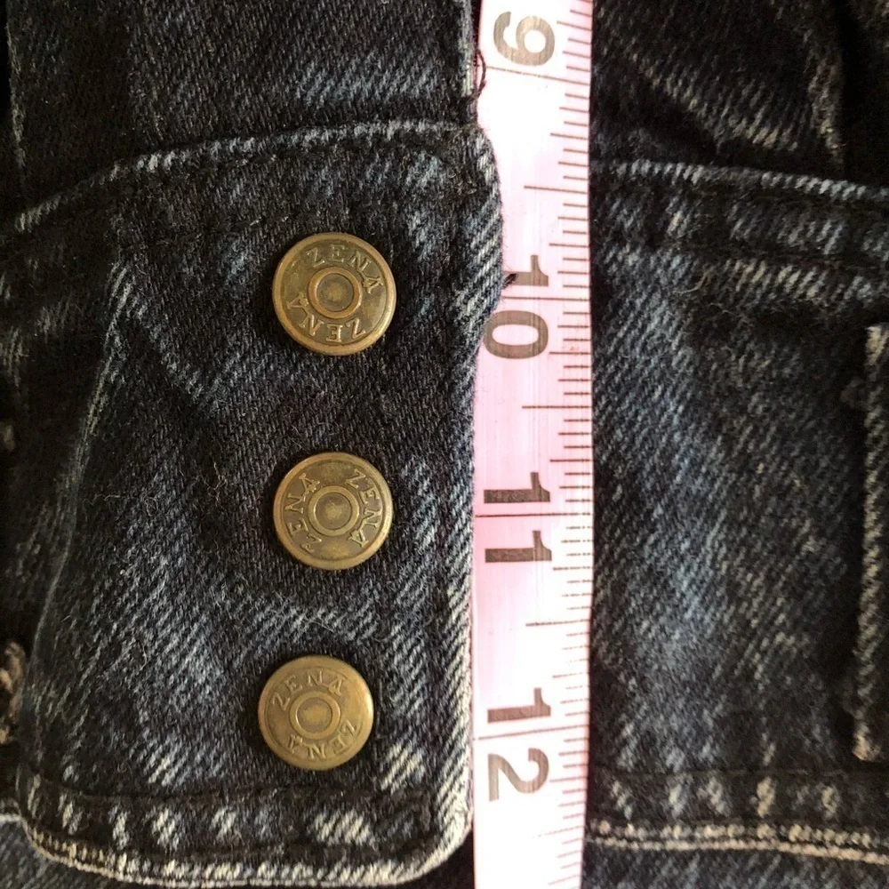 𝅺ZENA‎ vintage high rise dark acid wash jeans 7